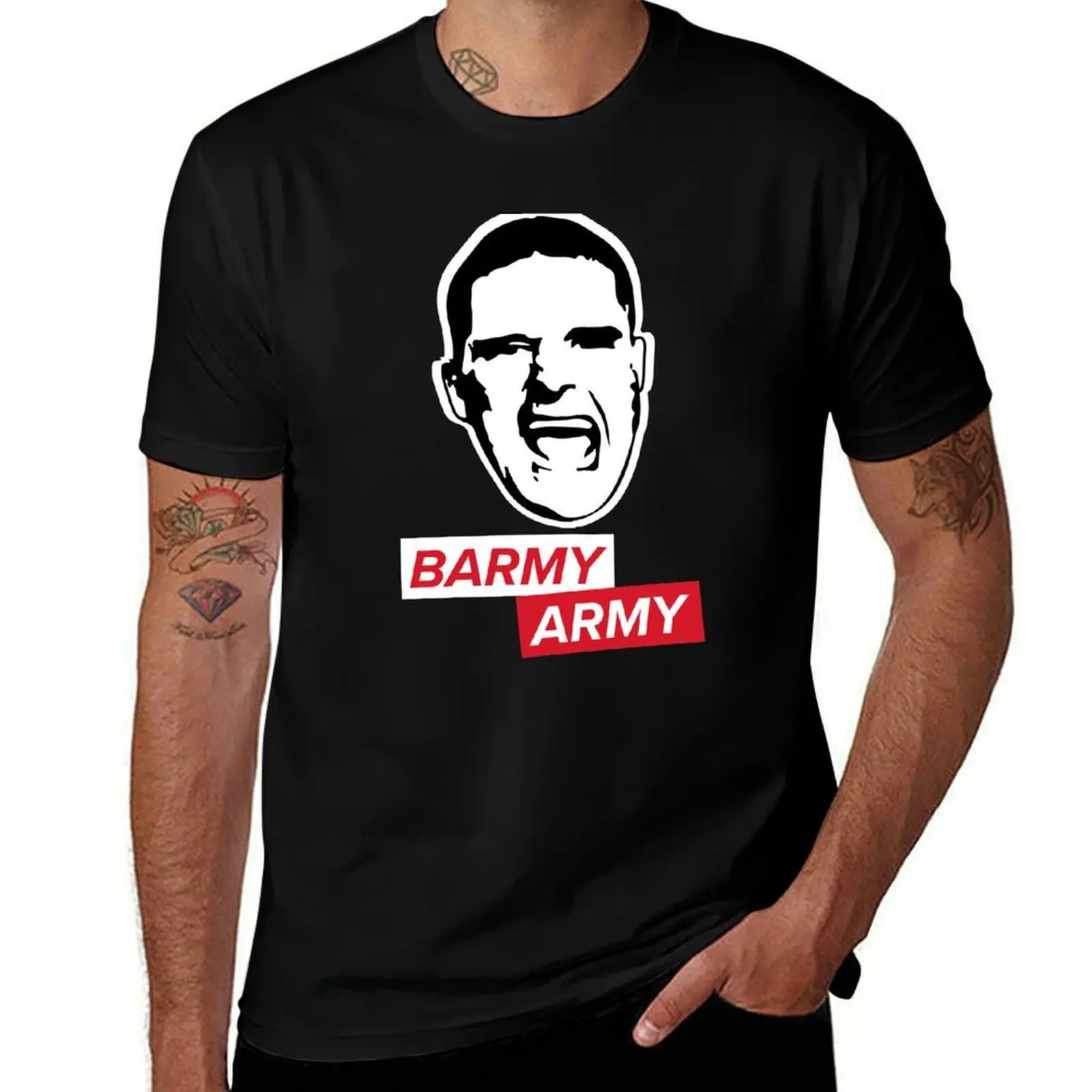 Barmy Army T-Shirt Relaxed Fit Casual Short Sleeve Top T-Shirt