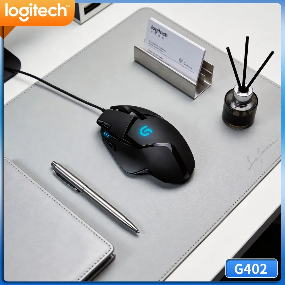 High-Speed Logitech G402 Mouse 8 Buttons 500 IPS 4 DPI Settings 1Ms Response 20M Clicks For PC Laptop Gamers