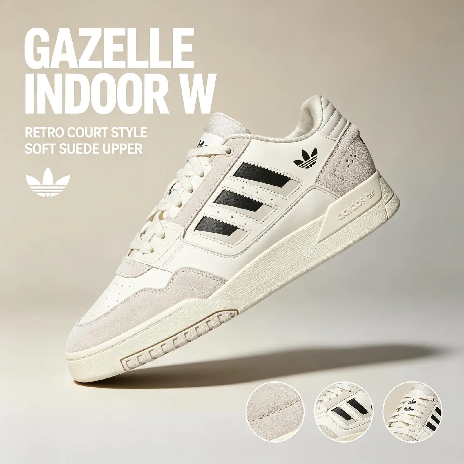 Originals Adidas Drop Step 2.0 KJ1108 Comfortable Low Top Skateboard Shoes Unisex Ivory Casual Skate Sneakers