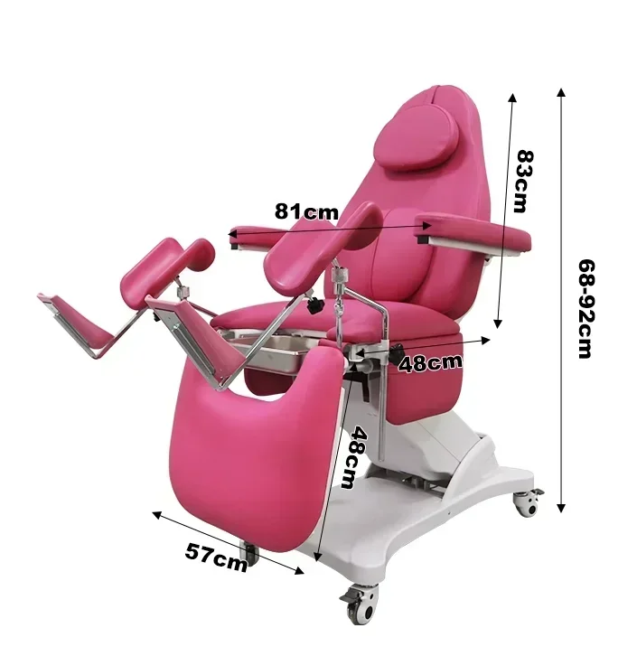 2023  Healthy cheap portable 3 motors gynecology examination chair gynecological medical exam tables