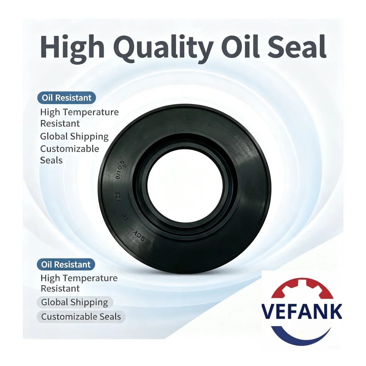 SCY 56*122*8/10.5mm, Wheel Hub Oil Seal NBR, OEM:1-09625331-2, In Stock, Fast Shipping,High Quality, Suitable for Isuzu Truck