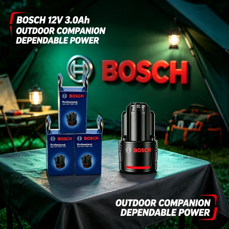 Original BOSCH 12V 3.0Ah Li-ion High-Capacity Battery Fits 12V Cordless Drill Grinder Circular Saw BAT411 BAT411A BAT412 BAT412A