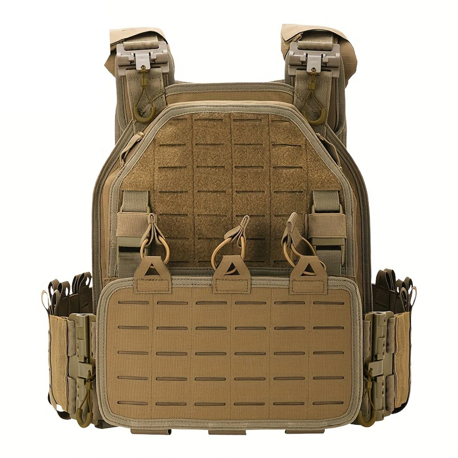 

Водонепроницаемый, устойчивый к истиранию, разрыву, легкий тренировочный жилет MOLLE 1000D, тренировочный жилет на открытом воздухе