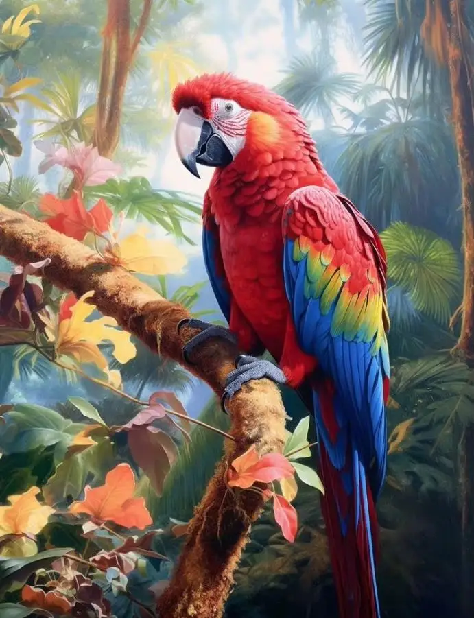 Jmine Div 5D Parrot…