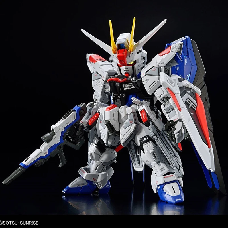 In Stock Bandai MGSD Seed ZGMF-X10A Freedom Gundam Anime Assembly Model Action Toy Figures Holiday Christmas Gifts for Children