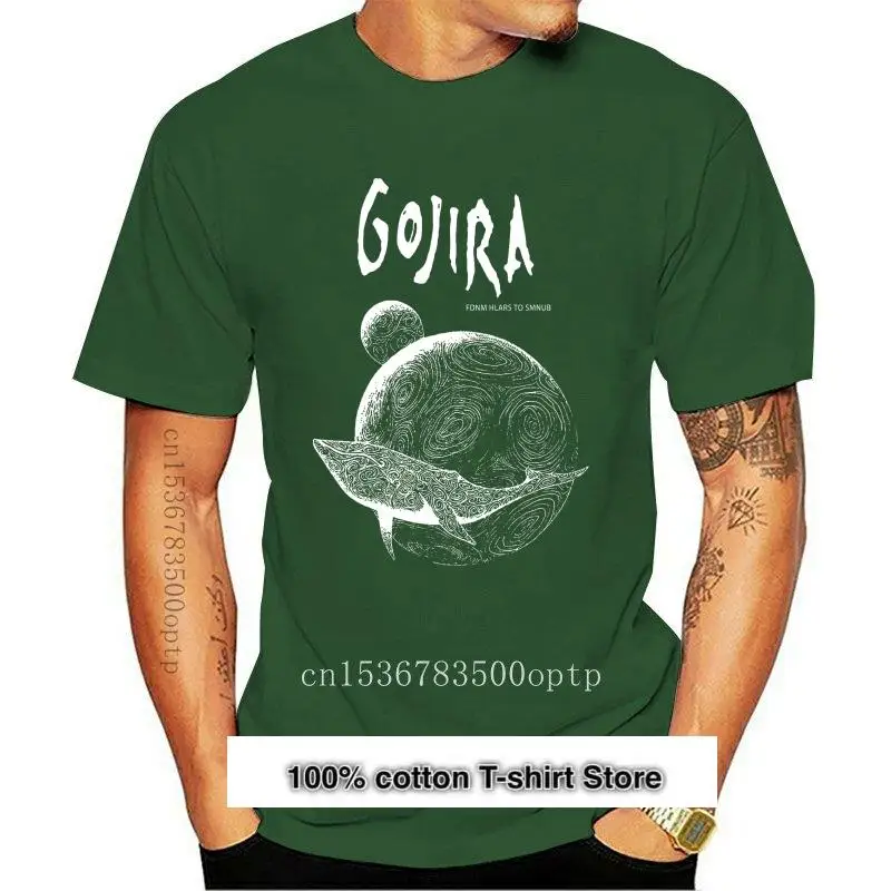 Camiseta de Gojira Rock Band para hombre, ropa nueva