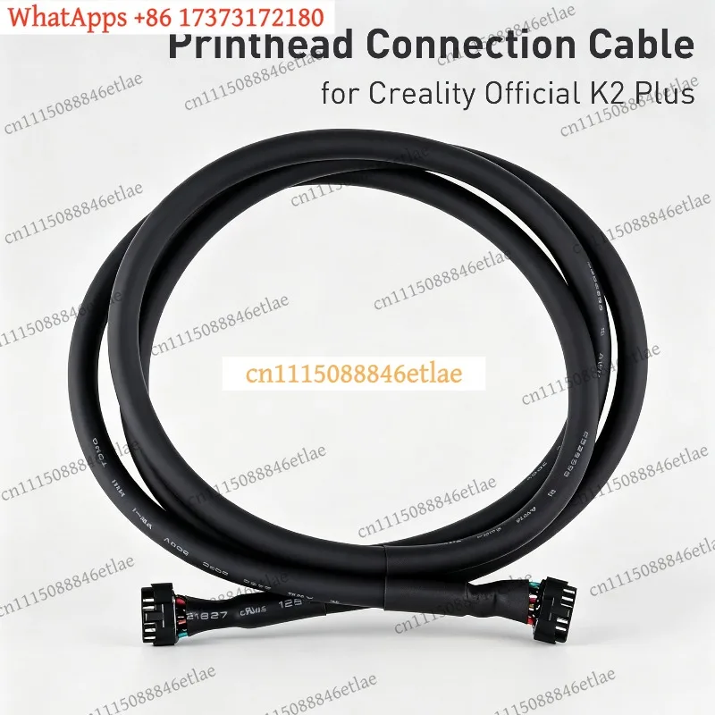 k3 Official Print Head Cable for K2 Plus 3D Printer, Hotend-to-Mainboard Connector Wire & Nozzle Adapter Harness