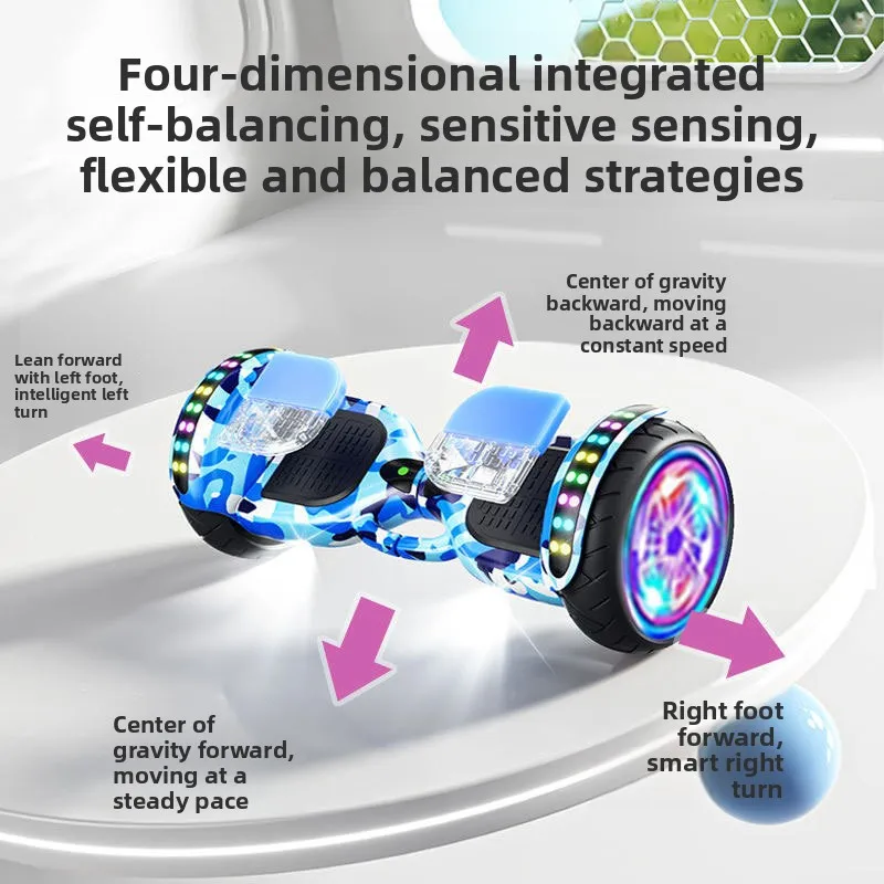 Balance Car Intelligent Electric Two-wheeled Children and Adults Walking Somatosensory Scooter