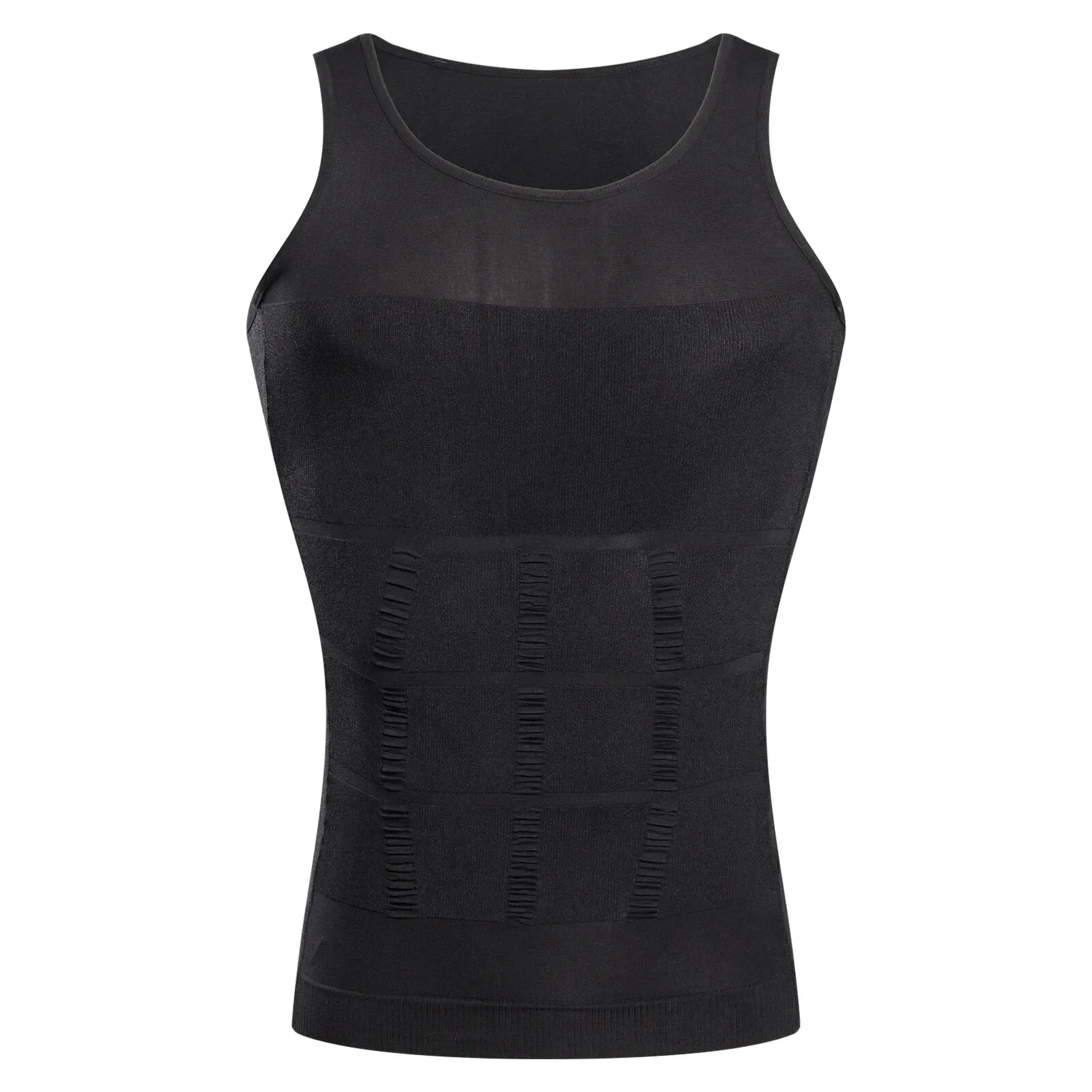 YBFDO Mannen Body Shaper Afslanken Compressie Vest Ondershirt Naadloze Taille Trainer Tank Top Buik Controle Gewichtsverlies Shapewear