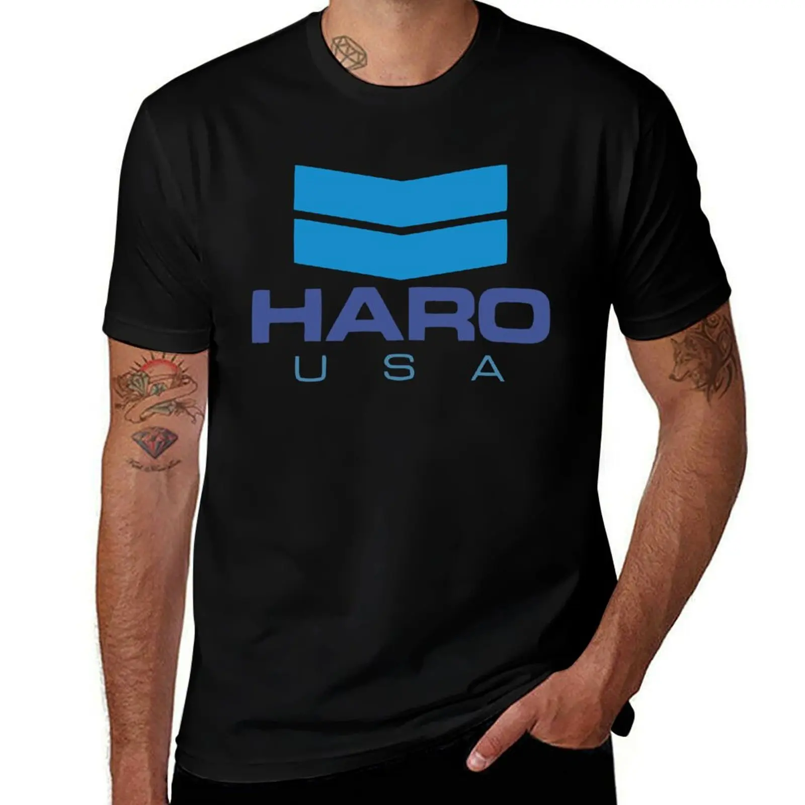 Vintage haro bmx logo T-Shirt t shirts with prints cotton t shirts high quality t shirt men 100% cotton luxury brand T-Shirt