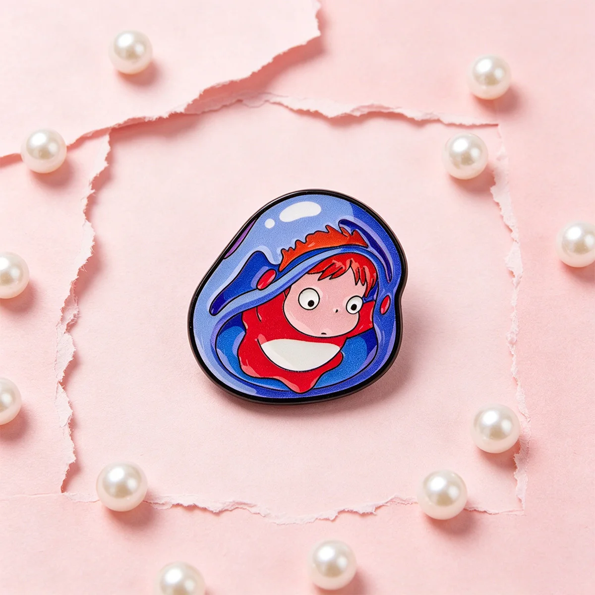 2er-Set Cartoon-Feuer-Emaille-Pins, Anime-Film-Cosplay-Abzeichen, Broschen für Rucksäcke, Taschen, Kragen, Revers, Dekoration, Schmuck, Freunde-Geschenke – Detail 4