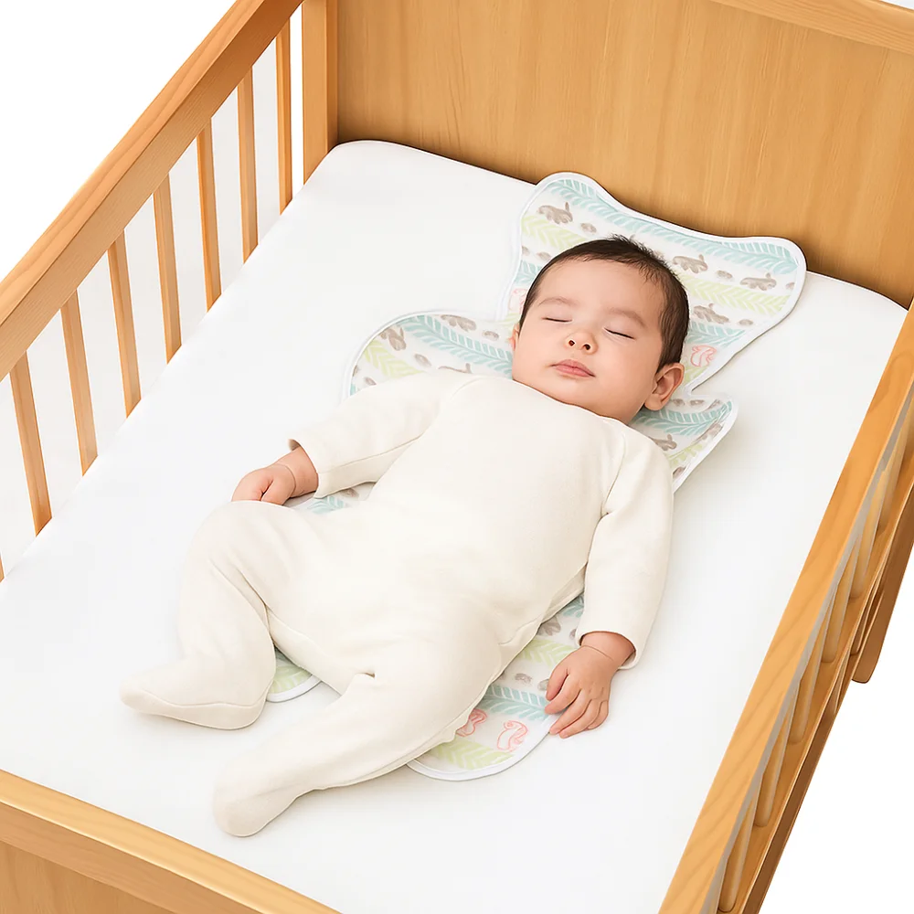 

Sweet Soft Baby Stroller Cooling Pad Cute Dining Chair Pushchair Car Mat Car Seat Breathable Trolley Mat High Chair Trolley