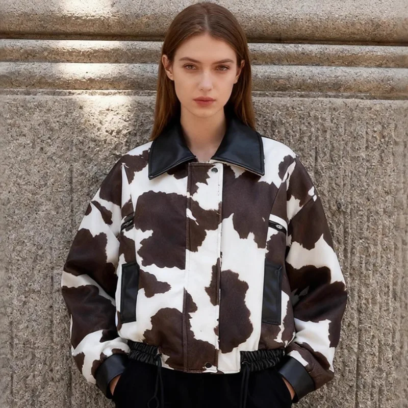 Women 2026 Autumn Winter New Hot Selling Design Faux Fur Tie Dye Jacket Coat Commute Casual Trendy Chic Fashion Daily Best Hit