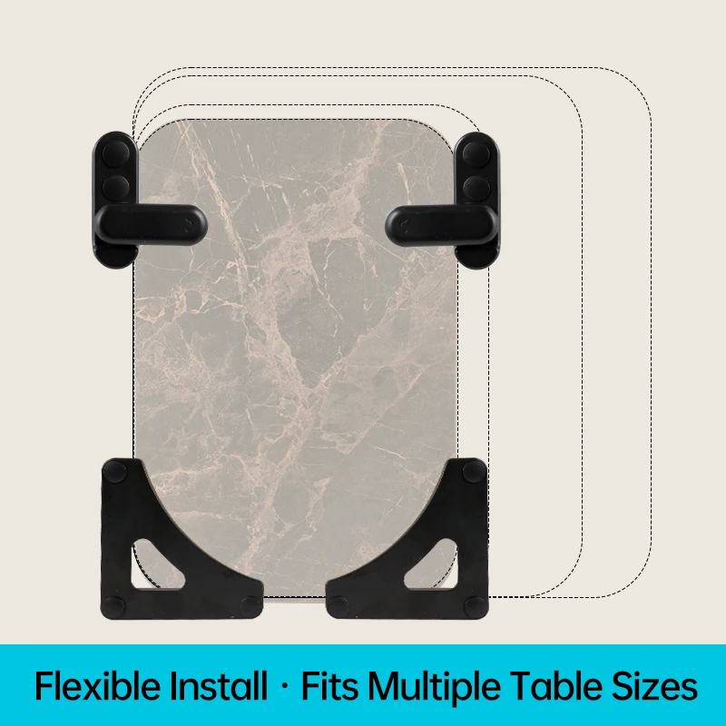 RV Table Folding Latch Lock Kit Camper Caravan Table Fixing Bracket ABS Table Support Holder for Motorhome