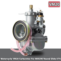 VM20 Carburetor Motorcycle VM 20 Carburetor Carb Engine With Oil Fliter For MIKUNI Round Slide VM20 ATV Go Kart Carb Dirt Bike