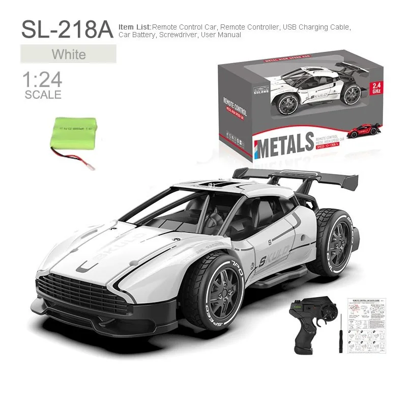 Baby Shining RC Cars Radio Control 2.4G 4CH Race Auto Speelgoed voor Kinderen 1:24 Hoge Snelheid Elektrische Mini Rc Drift rijden Auto