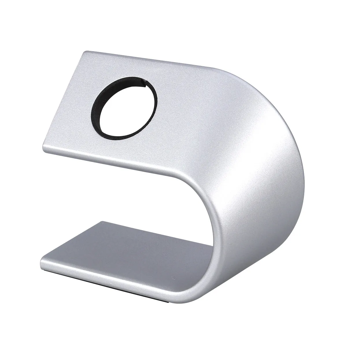 

Подставка для часов, серебристая, прочная, легкая, с нескользящим основанием, портативная зарядная док-станция, совместима со всеми моделями