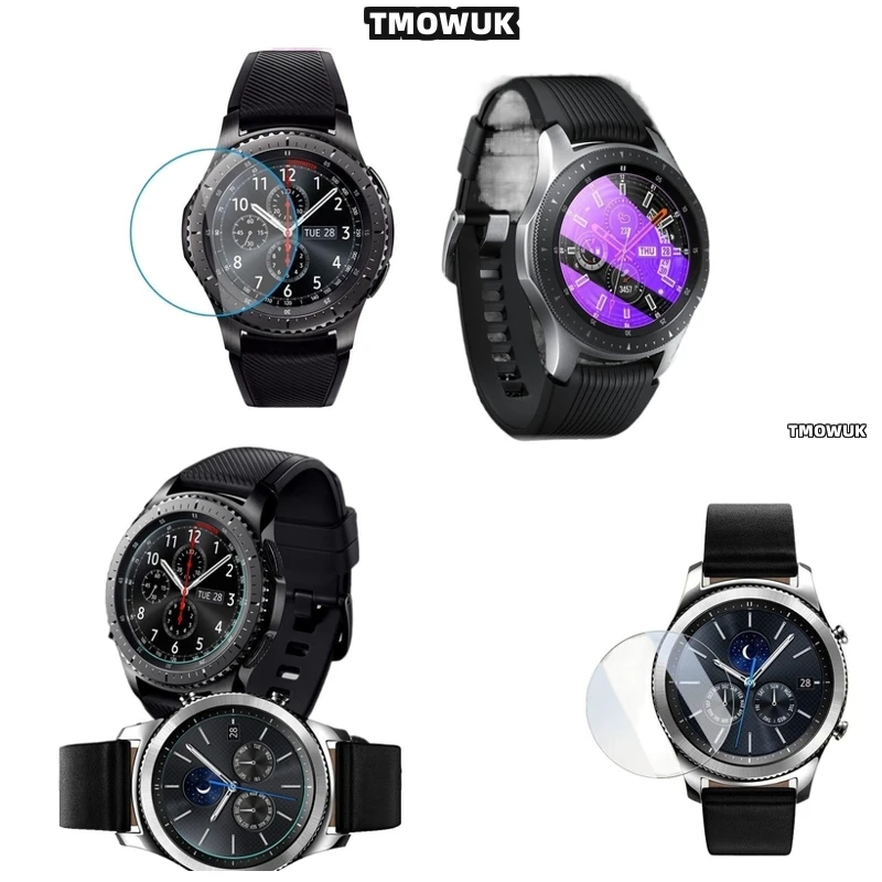 

Anti - Scratch Screen Guard For Samsung Gear Sport Gear 2 3 4 zero HD Tempered Glass 9H Hardness Smart Watch Film