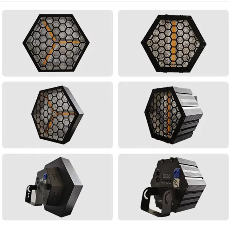 Imagem -05 - Seis Ângulo Dmx Led Palco Luzes Retro Luz de Fundo Abajur Blinders 3*60w Pcs