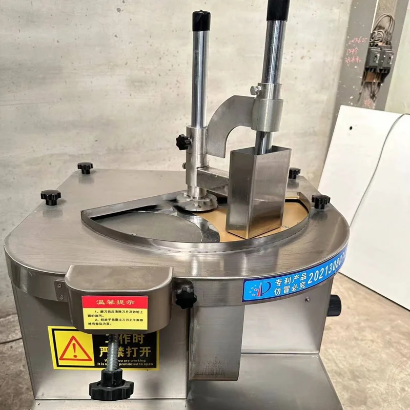New Industrial Precision Stainless Steel Home Commercial Use Automatic Vertical Meat Slicer Meat Slicing Cutting Machine