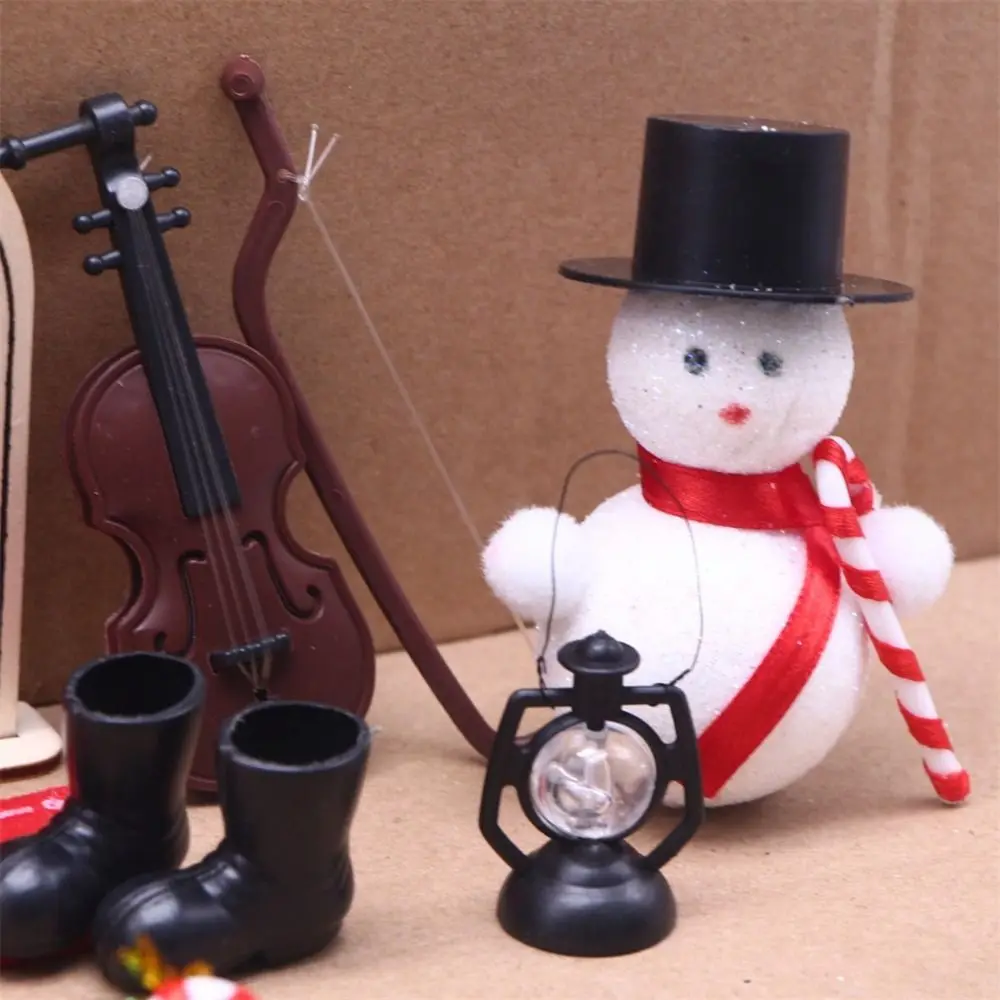 ชุดตุ๊กตาเอลฟ์พร้อมหมวกเชือก ต้นไม้จิ๋ว พวงหรีด ของเล่นบ้านนางฟ้า ฉากจำลอง ประตูเอลฟ์จิ๋ว ของเล่นเด็ก