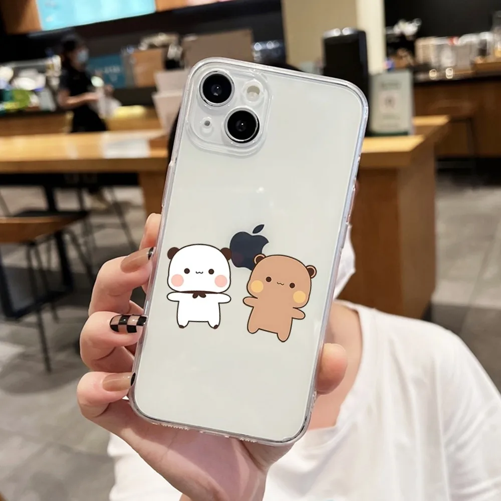 BUBU-DUDU جراب هاتف آيفون 15 11 13 14 برو ماكس 7 8 زائد X Xr Xs ماكس 16pro 12 غطاء شفاف صغير #6