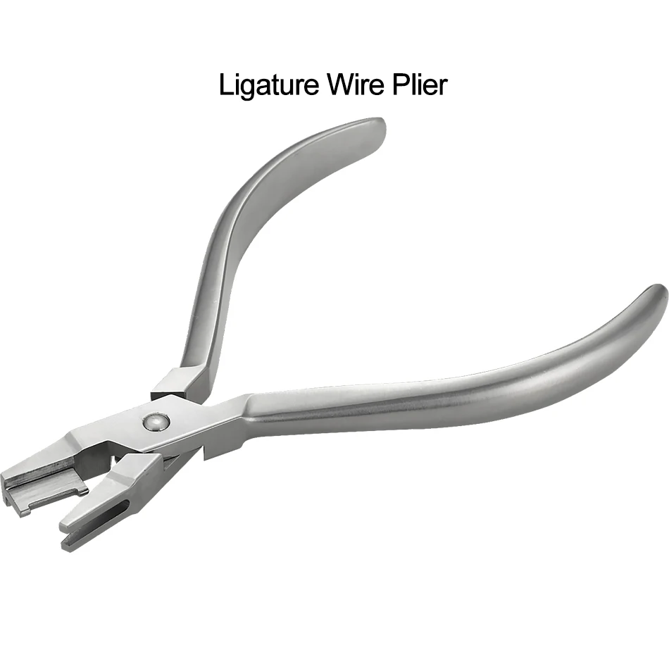 DENXY Kieferorthopädische Zange, Leichtdrahtzange, Zange für Ligaturdrähte in der Zahnklinik, Mini-Ligaturdrahtschneider, Hochwertiges Zahnarztwerkzeug – Detail 12