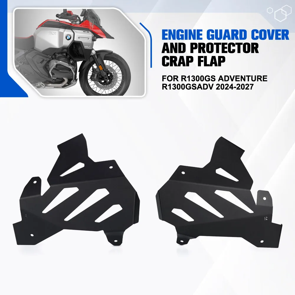 Motorcycle Engine Guard Cover Cylinder Head Guards Protector Crap Flap FOR BMW R1300GS Adventure R1300GSADV 2024 2025 2026 2027