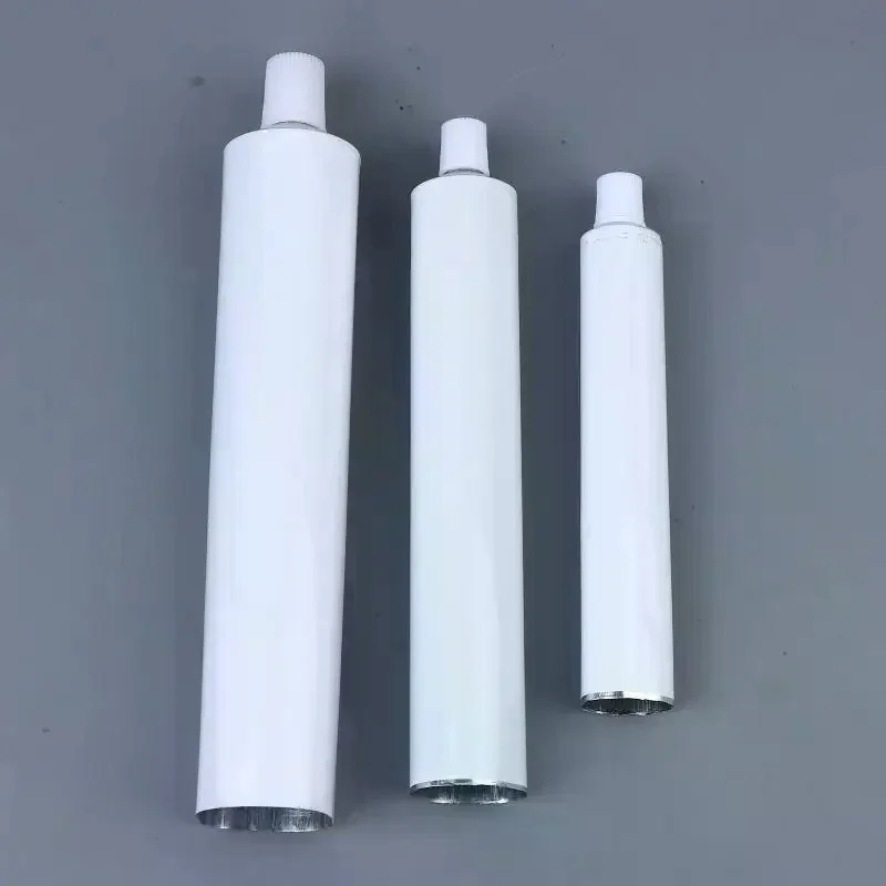 หลอดอะลูมิเนียมเปล่าสำหรับใส่สี 10 ชิ้น ขนาด 30/60/100 มล. สำหรับเก็บสีอะคริลิก สีน้ำ สีกัวช สีน้ำมัน และทำสี