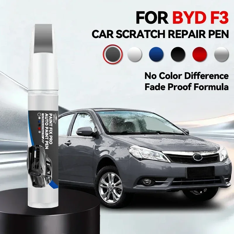 

Car Exclusive Purpose For BYD F3 Paint Repair Pen Touch Up Scratch Remover DIY Auto Accessories Black White Silver Gray Blue Red