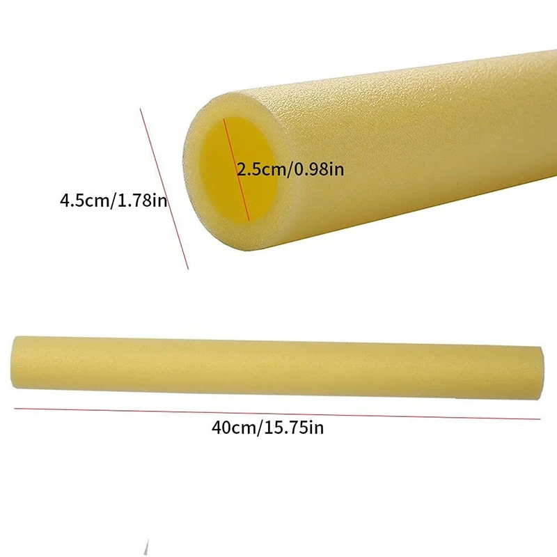 12PCS 40CM Trampoline Poles Cover Padding Foam Tubing Foamed Pipe Sponge Casing Protective Trampoline Pole Foam Sleeves