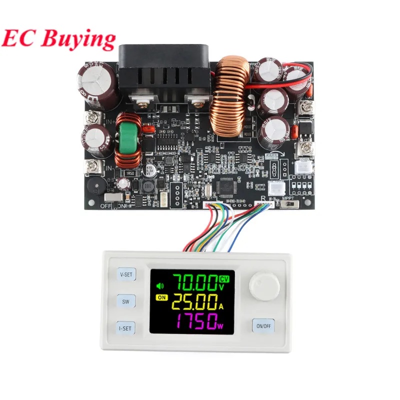 XY7025 70V/25A/1750W Buck Converter CC CV CNC Stabilized Power Supply Adjustable Regulated Voltage and Current Step-down Module