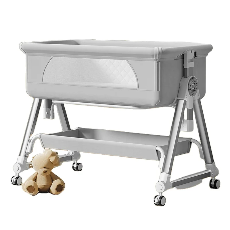 

Large Foldable Baby Crib Smart Baby Crib Mobile Baby Convertible Crib