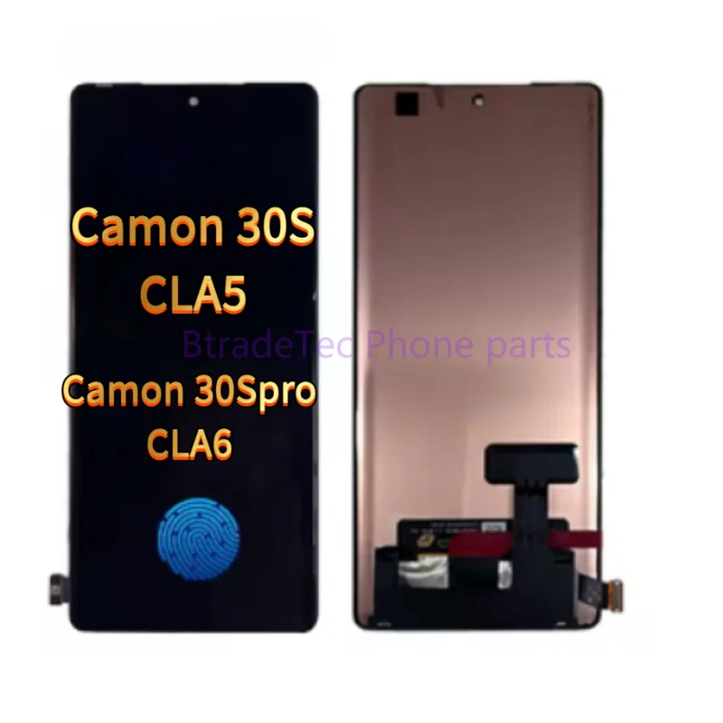

OLED ЖК-экран + сенсорный дигитайзер для Tecno Camon 30S Pro CLA6, замена Camon 30S CLA5 Pantalla