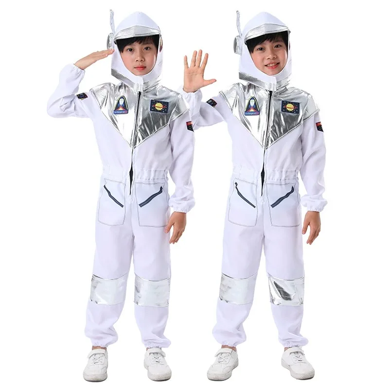 

New 2026 Astronaut Space Suit Children's Day Stage Performance Party Costume Toddler Kindergarten Halloween Festival Show
