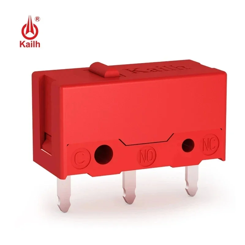 

1Pcs Kailh Micro Switch GM4.0 60M Life Gaming Mouse Micro Switch 3 Pins Red Dot Used On Computer Mice Left Right Button