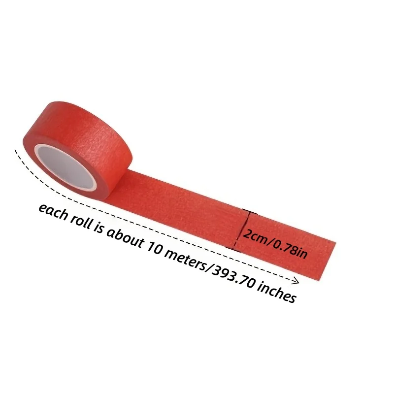 1/6/12 rolls Colored Masking Tape，Great for Art, Labels and Classroom Decorations, Ideal for Arts and Crafts on Plastic Surfaces