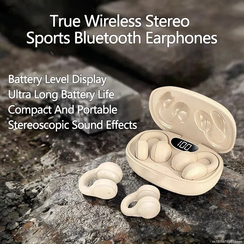 TWS X58 Open Wireless Bluetooth Music Headphones Outdoor Sports Ear Hook Earphones HiFi Stereo HD Mic Call Earbuds Long Standby
