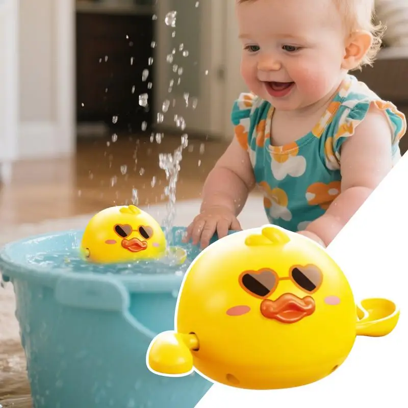 Badespielzeug für Kleinkinder, schwimmende Ente, Badespielzeug, pädagogische interaktive Wasserspiele, Vorschule, Lernen, lustige Spiele für Kinder, Pool