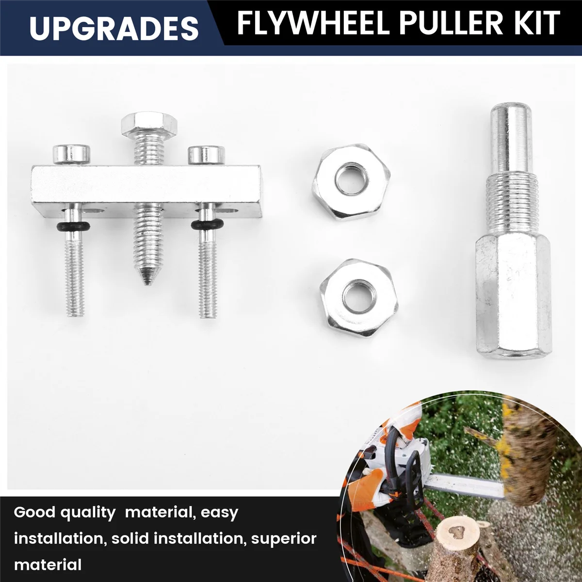 FZFZ MS201 전기 톱 분해 도구 전기 톱 특수 도구 MS201 5910 890 4504 용 플라이휠 풀러 키트