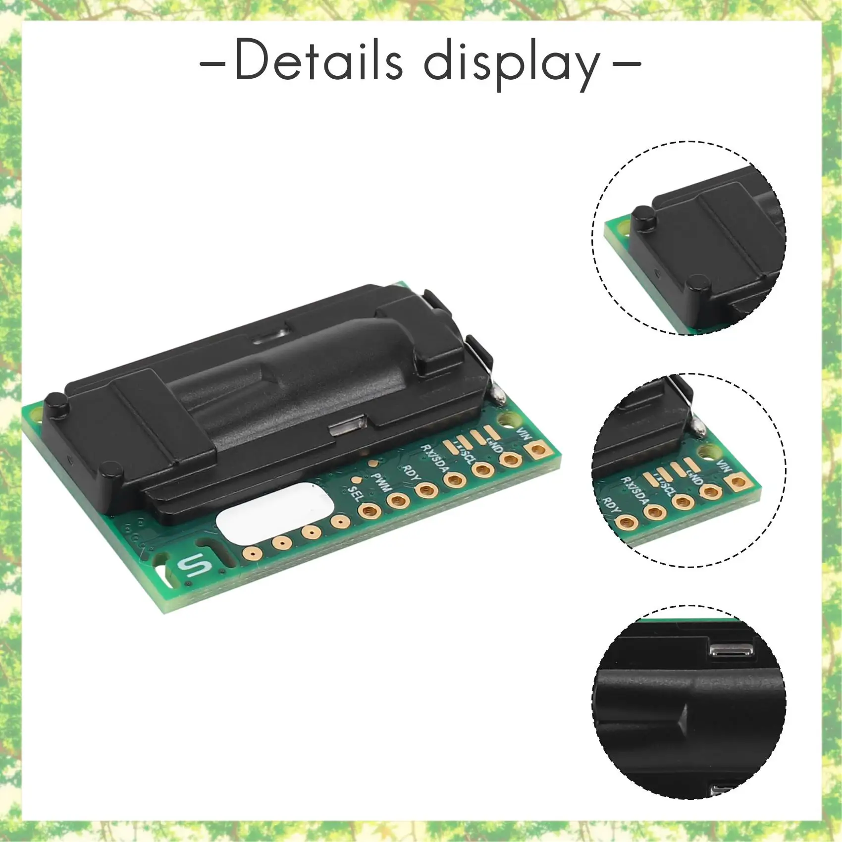 Модуль датчиков качества воздуха Smart-SCD30 для измерений CO2 и RH/T I2C Modbus PWM