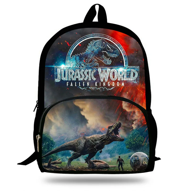Animal Cute Dinosaur Jurassic World Backpack School Bag Double layer Backpack Superhero Bag Book Computer Bag