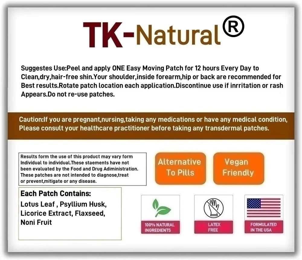 30 رقعًا لتنظيف القولون، رقع إزالة السموم عبر الجلد، إزالة السموم المتقدمة لتنظيف الأمعاء للنساء والرجال، حركة الأمعاء