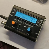 Assembled R1.02W  5W uSDX 40m 15m 20m 3 Band SDR All Mode USB, LSB, CW,  HF SSB QRP Transceiver QCX-SSB  with Microphone