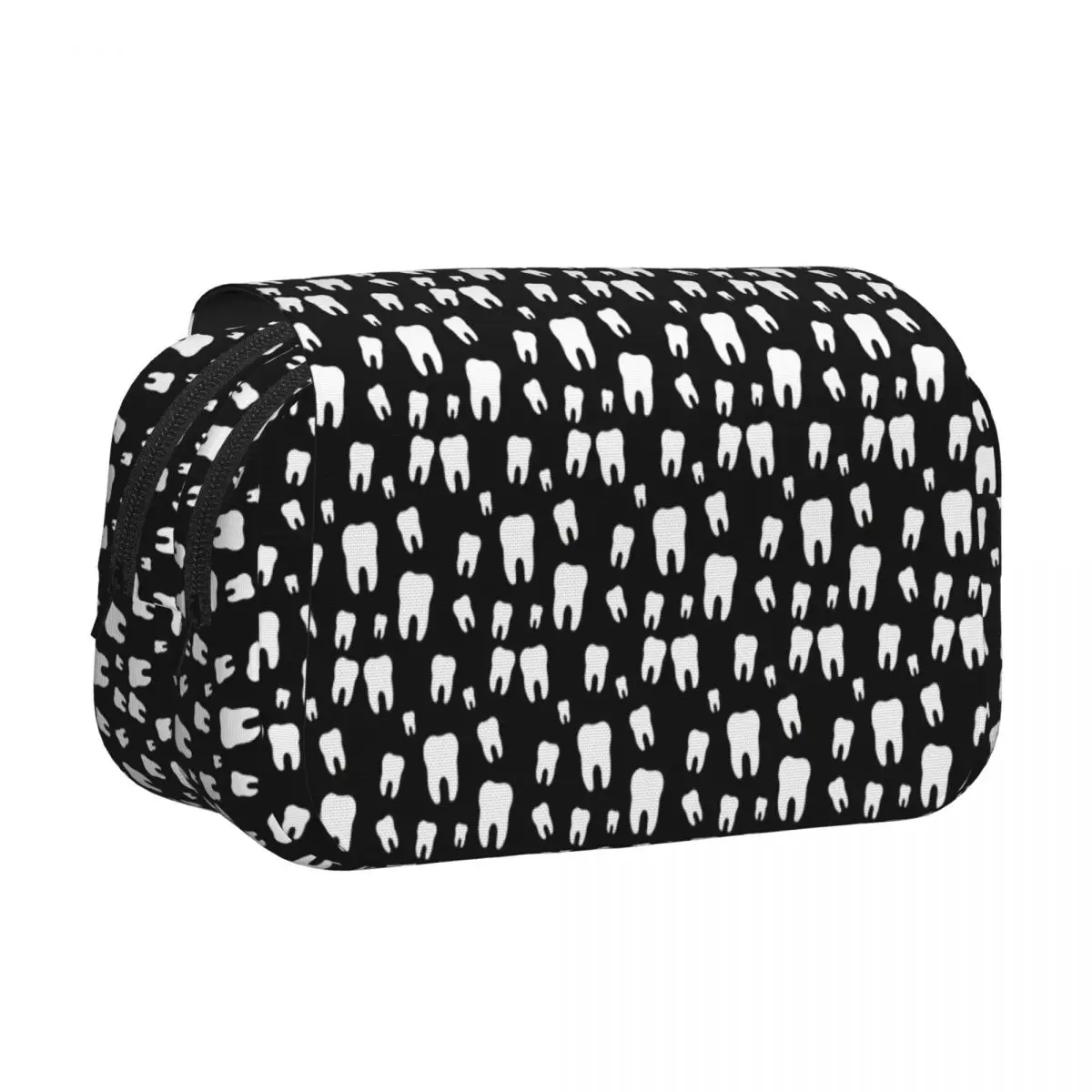 Teeth Dental Pattern Pencil Case Pencil Pouch Hard Shell Leather Large Capacity Pen Box Pencil Bag for Kids Gifts
