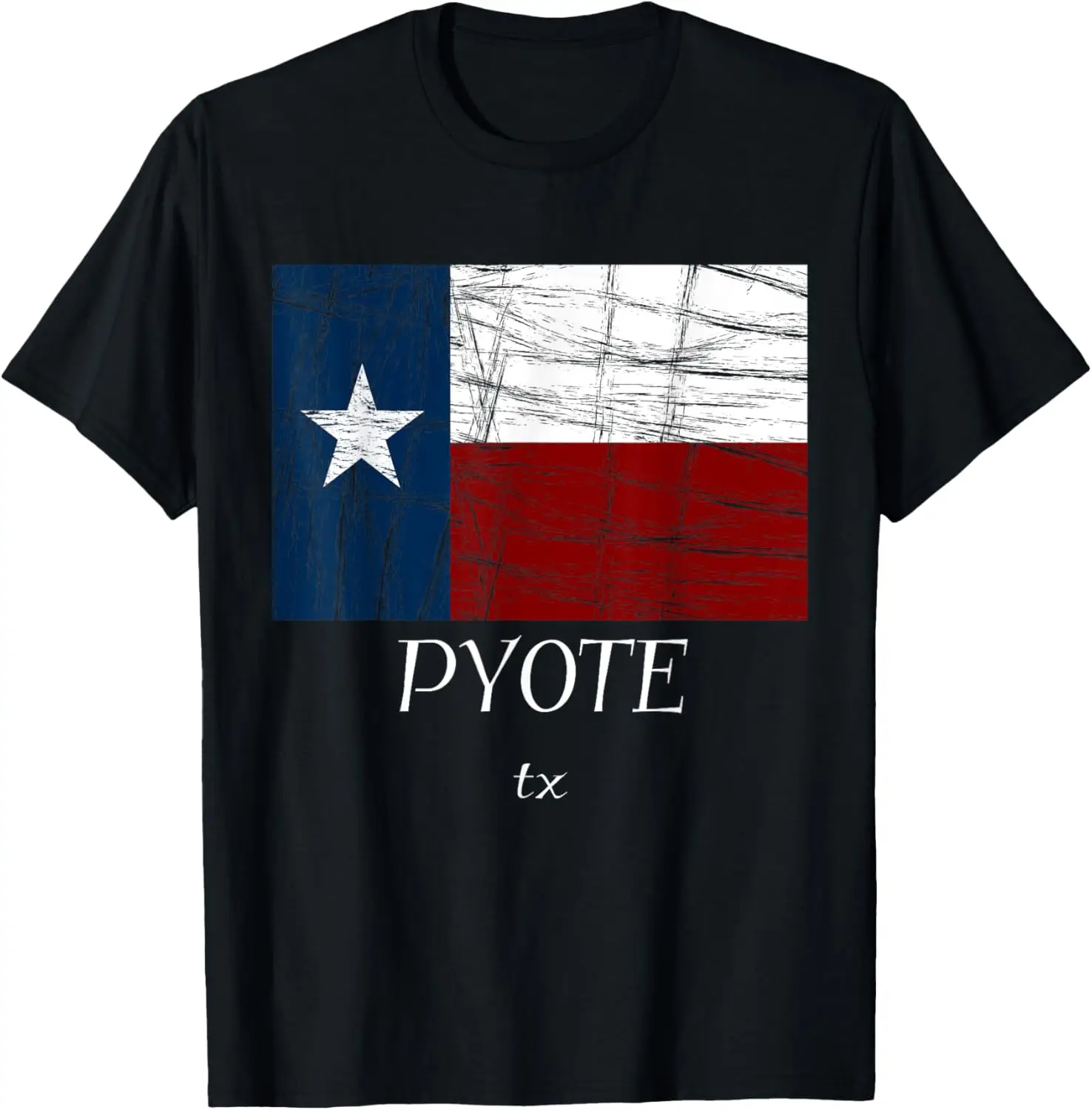 

Pyote TX - T-Shirt | Flag, City State Texas Tee