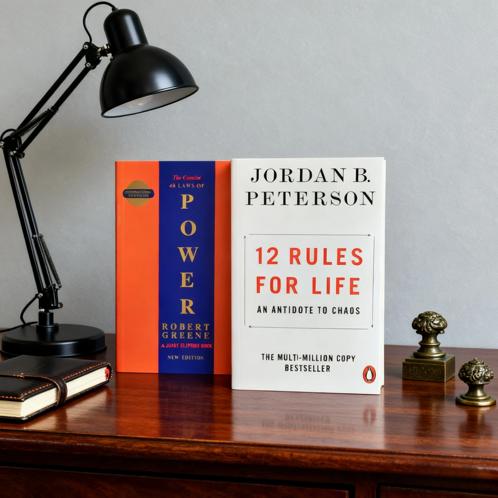 《قانون القوة الموجزة 48》+《12 قاعدة للحياة》قانون الأساسي لعبة الطاقة دليل البقاء على قيد الحياة البحث عن معنى الحياة