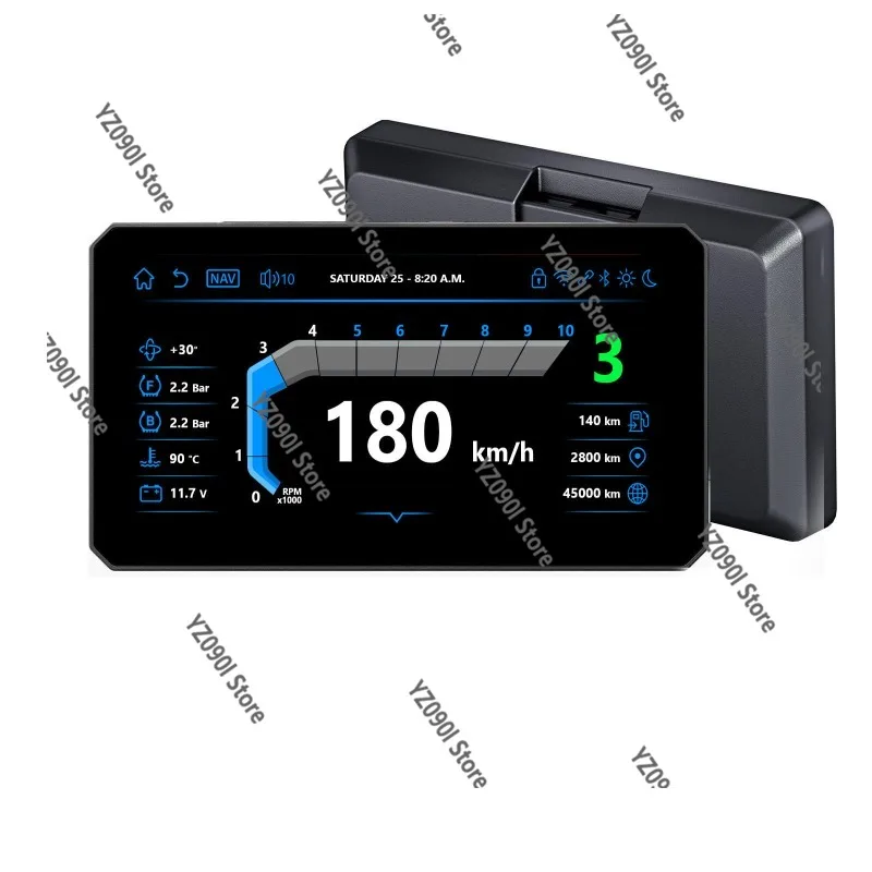 IP67 Waterproof 6 Inch Motorbike Navigator Wireless CarPlay HD Touch Screen