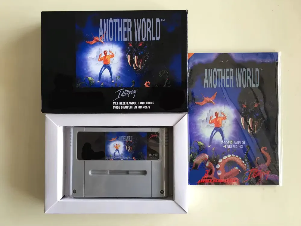

16-битные игры ** ANOTHER WORLD (французская версия PAL!! коробка+ручное+картридж!! )
