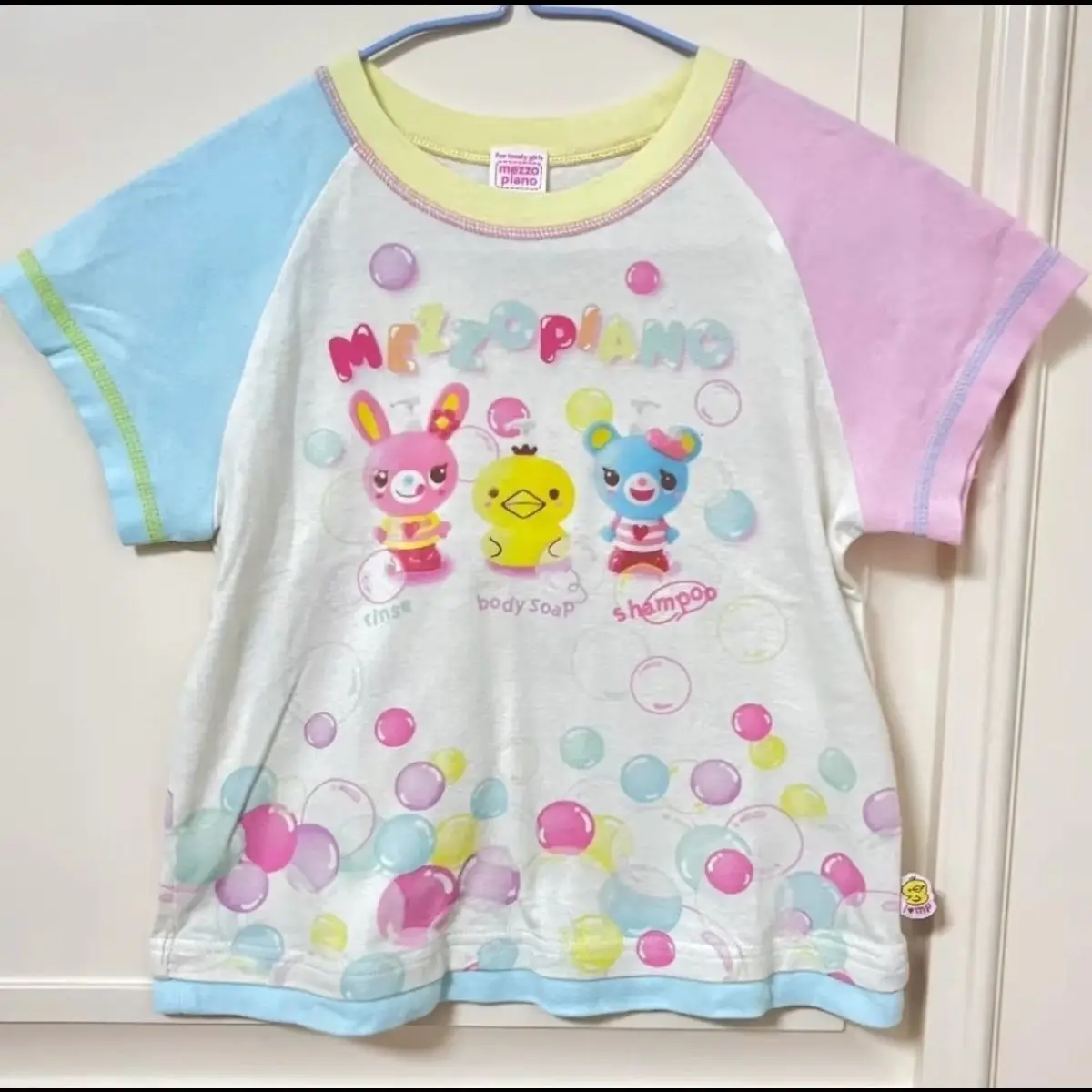 Sommer-Jojifuku-T-Shirt mit süßem Cartoon-Motiv, süßes Mädchen-Kurztop, japanisches, kontrastfarbenes Kurzarm-T-Shirt, Y2k-Grafik-T-Shirts